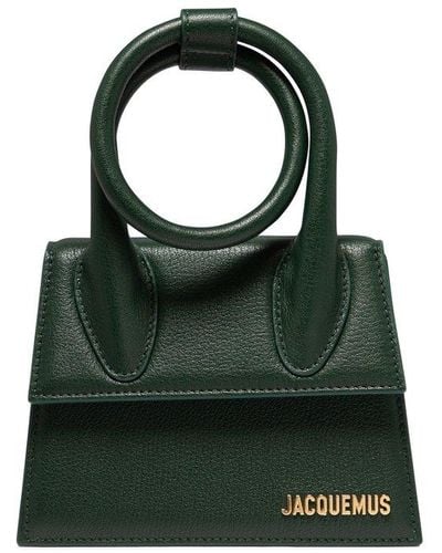 Jacquemus "Le Chiquito Noeud" Handbag - Green
