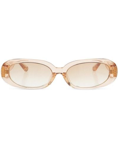 Linda Farrow Round-frame Sunglasses - Natural