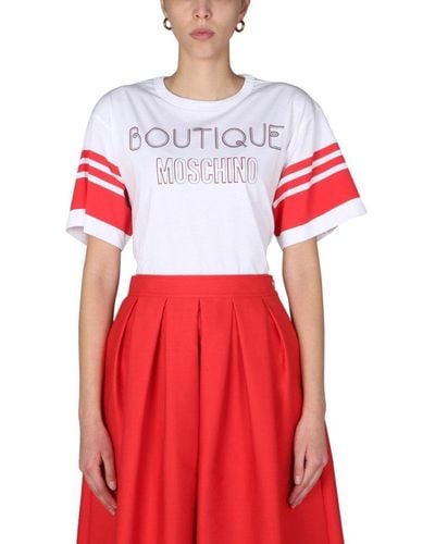 Boutique Moschino "sailor Mood" T-shirt - Red