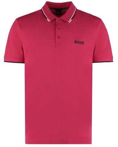 BOSS Paddy Pro Polo Shirt - Red