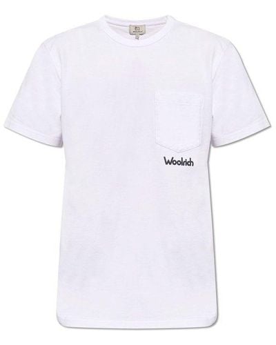 Woolrich T-Shirt With Logo - White