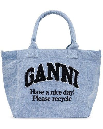 Ganni Shoulder Bag - Blue