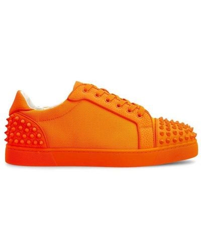 Christian Louboutin Seavaste Low-top Sneakers - Orange
