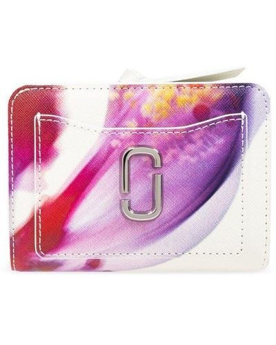 Marc Jacobs Wallet With Logo, - Pink
