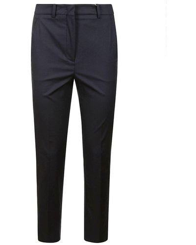 Incotex Straight Leg Tailored Trousers - Blue