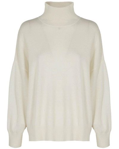 Loulou Studio Murano High-neck Knitted Jumper - White