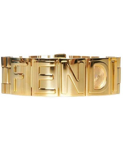 Fendi Graphy Bracelet Watch - Metallic