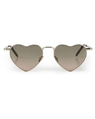Saint Laurent Loulou Sunglasses - Metallic