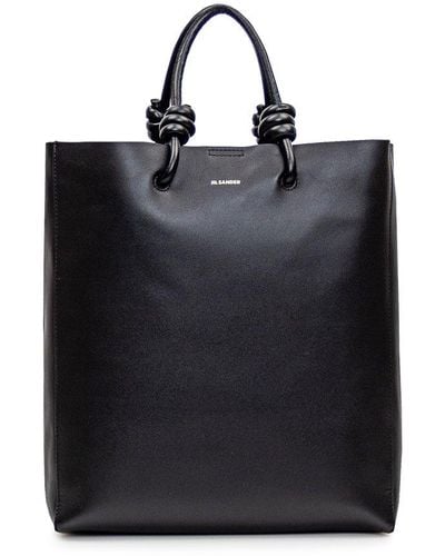 Jil Sander Giro Medium Top Handle Bag - Black