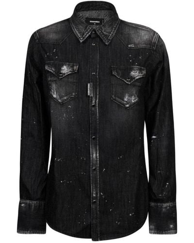 DSquared² Dusty Western Shirt - Black