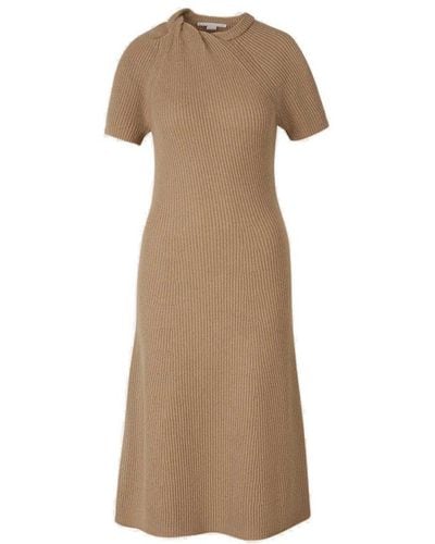 Stella McCartney Cashmere Knitted Dress - Natural