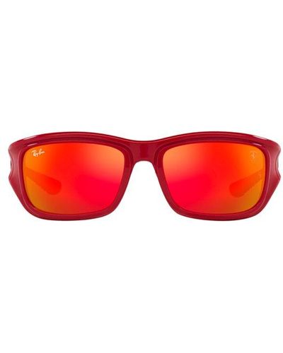 Ray-Ban Square-frame Sunglasses - Red