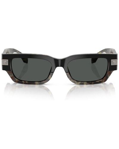 Versace Rectangle-frame Sunglasses - Grey
