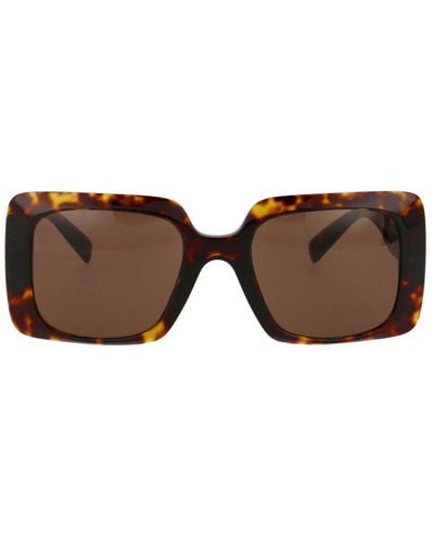 Versace Square Frame Sunglasses - Brown