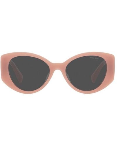 Miu Miu Butterfly Frame Sunglasses - Black
