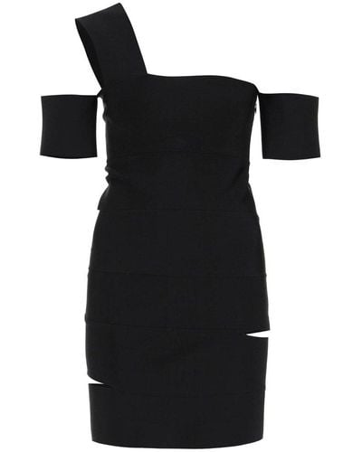 Alexander McQueen Bandage Mini Dress - Black