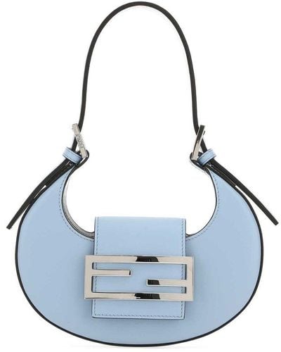 Fendi Cookie Mini Hobo Bag - Blue