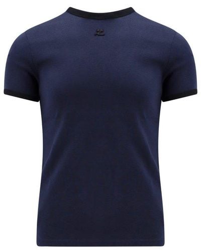 Courreges T-shirt - Blue