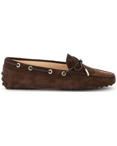 Tod's Gommino Driving Moccasins - Brown
