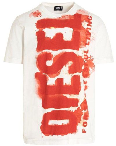 DIESEL Just-e16 T-shirt - Red