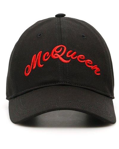Alexander McQueen Logo Baseball Cap - Red