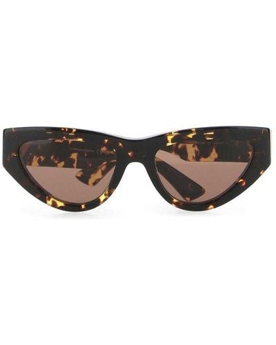 Bottega Veneta Cat-eye Frame Sunglasses - Gray