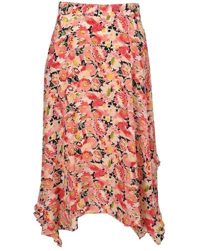Stella McCartney Ashlyn Ruffled Maxi Skirt - Multicolour