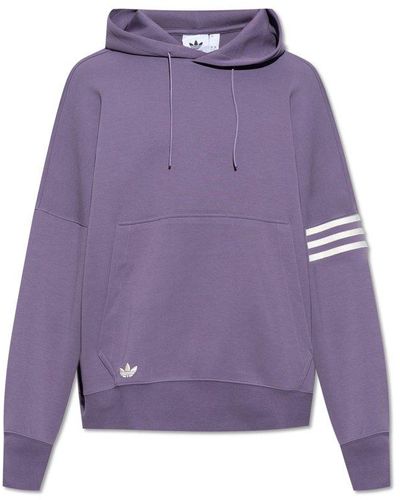 adidas Originals Sweatshirt With Logo, - Purple