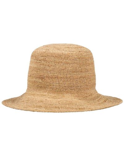 Sacai Wide Brim Sun Hat - Natural