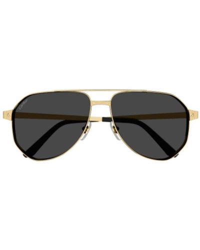 Cartier Pilot Frame Sunglasses - Black