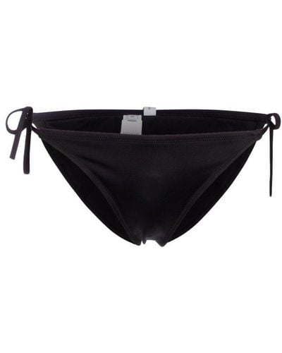 Calvin Klein Tie Side Bikini Bottoms - Black