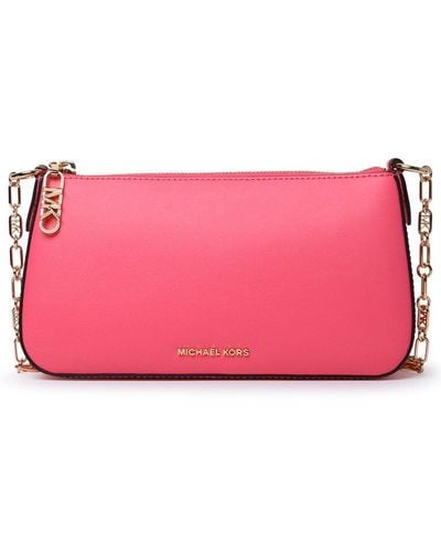 Michael Kors Empire Chain-linked Medium Shoulder Bag - Pink