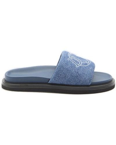 Dior Aqua Slip-on Sandals - Blue