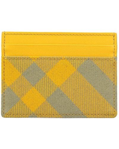Burberry Card Holder - Yellow