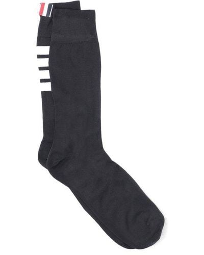 Thom Browne '4-bar' Socks - Black