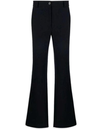 Societe Anonyme High-waist Flared Trousers - Blue