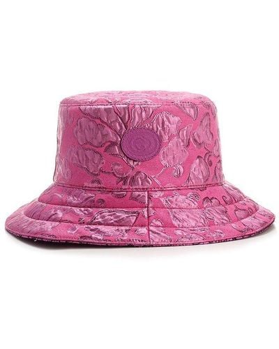 Gucci Reversible Cloche In Gg And Jacquard - Pink