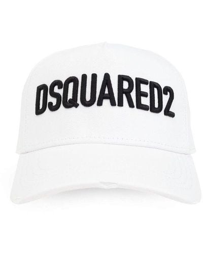 DSquared² Logo Embroidered Baseball Cap - Black