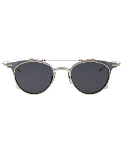 Thom Browne Round Frame Sunglasses - Grey