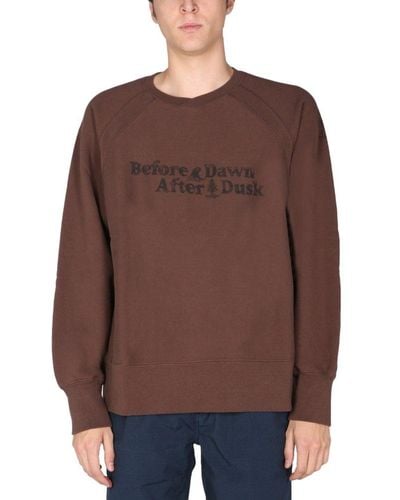 Engineered Garments Printed Sweatshirt - Brown