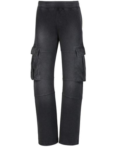 Givenchy Faded Cargo Pants - Blue