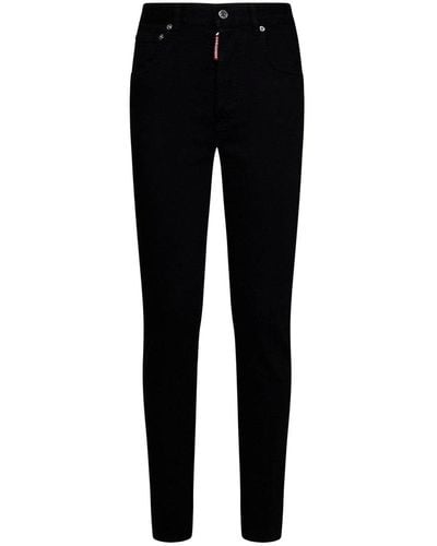 DSquared² Dyed High Waist TWIGGY Jeans - Black