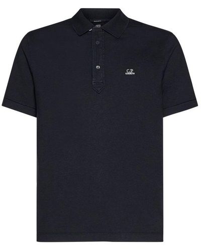 C.P. Company 1020 Jersey Polo Shirt - Blue