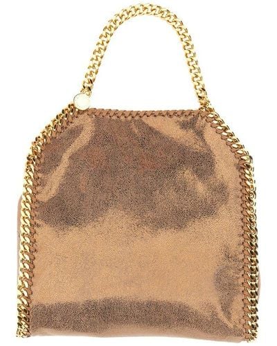 Stella McCartney Falabella Chain Mini Tote Bag - Natural