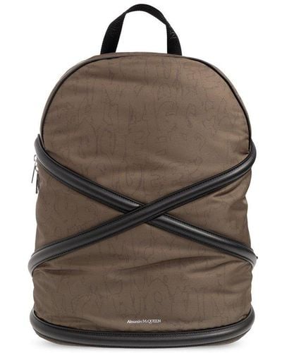 Alexander McQueen ‘Harness’ Backpack - Brown