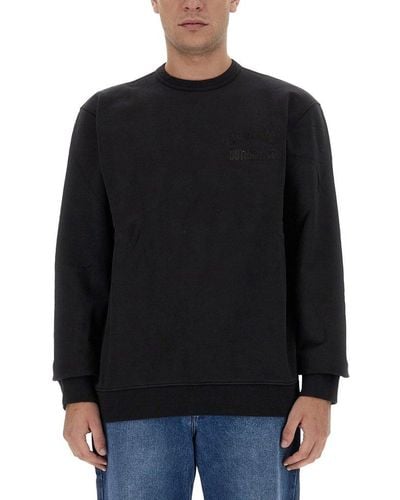 Woolrich Sweatshirt With Logo - Black
