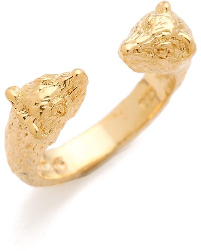Pamela Love Small Bear Ring - Gold - Metallic