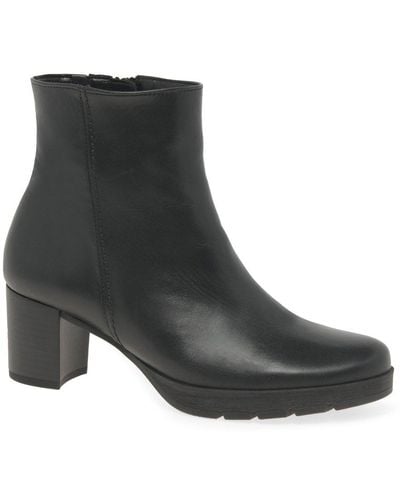 Gabor Essential Ankle Boots - Black