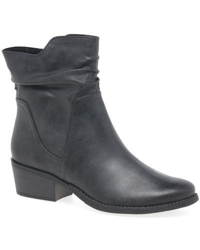 Marco Tozzi Viola Ankle Boots - Grey