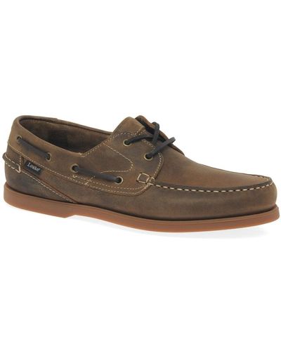 Loake Lymington Boat Shoes - Brown